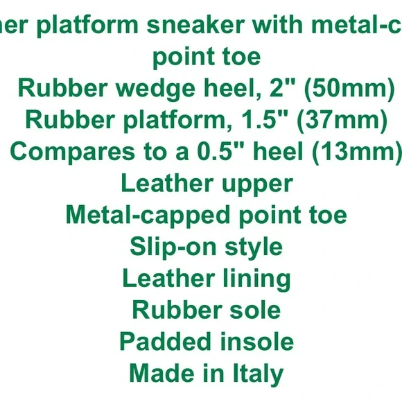 Miu Miu Black Slip-On Skater Platform Sneakers with Silver-Toned Tips - 39.5 - Picture 14 of 14